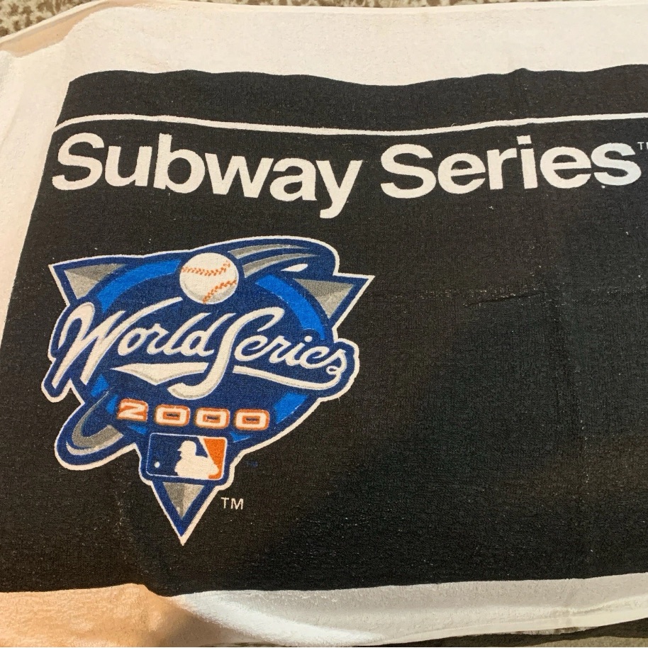 Vintage World Series Subway Series 2000 Towel Brand New No Tags